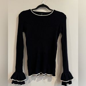 Navy blue w/ white detailing top from Forever 21. Size M